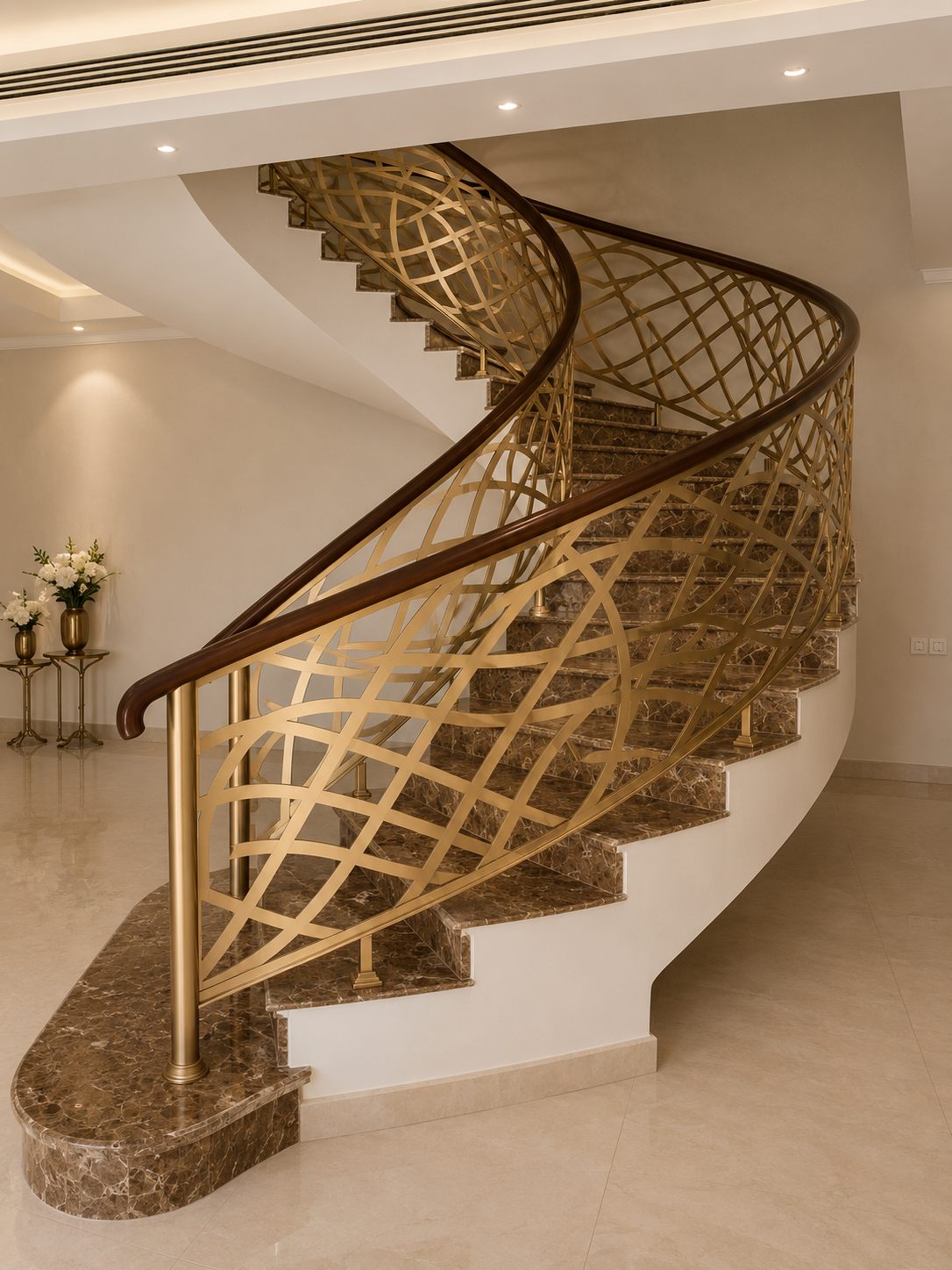 درابزين وسلالم معدنية
